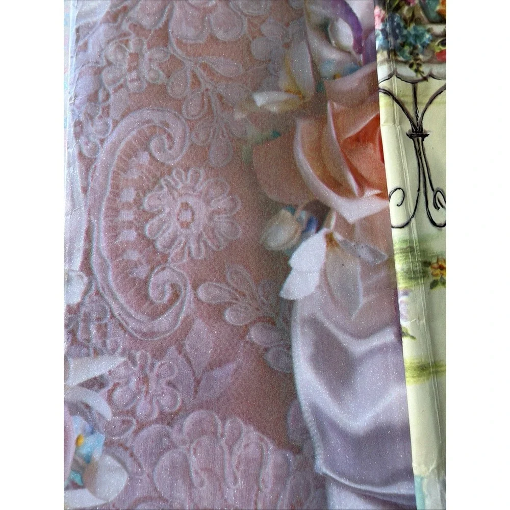 Vtg Bridal & Baby Flat Wrap Sheets, Some New In Package 13 Designs, Amounts Vary